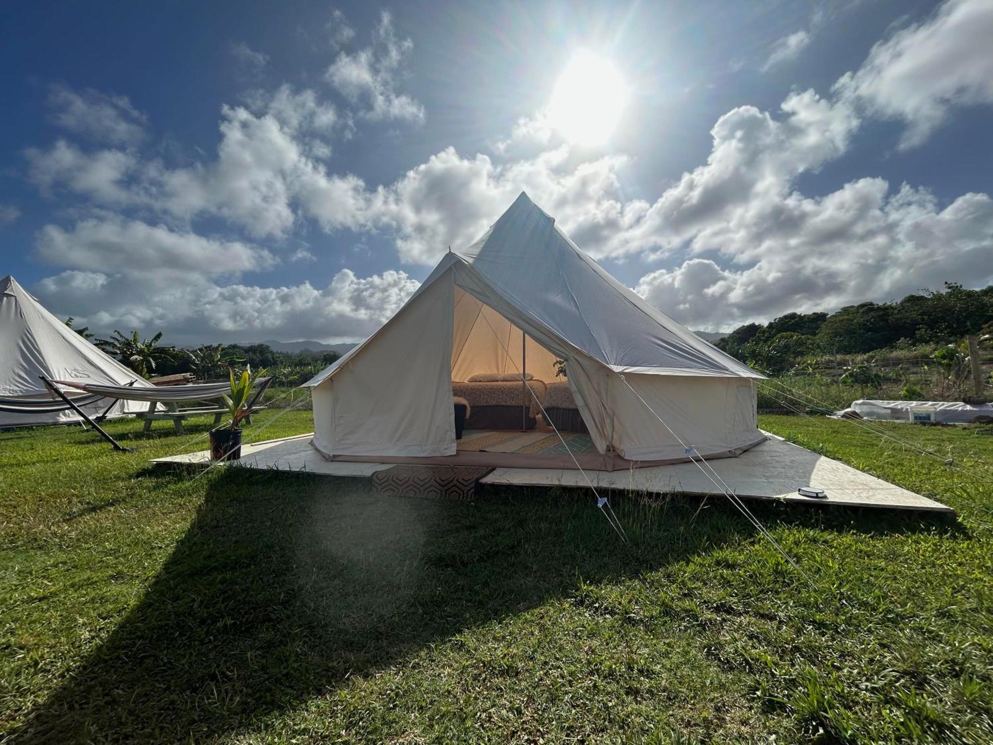 Maleka Farm: Tent Glamping North Shore Oahu Laie Luaran gambar