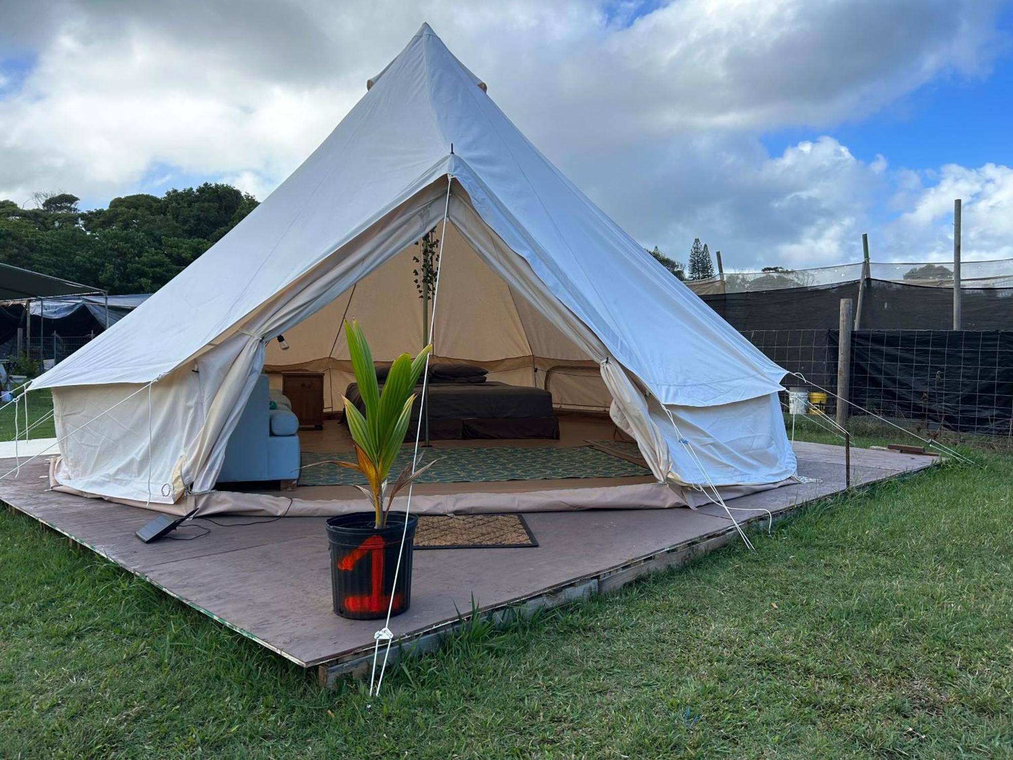 Maleka Farm: Tent Glamping North Shore Oahu Laie Luaran gambar